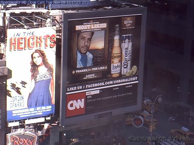 Billboard in Times Square